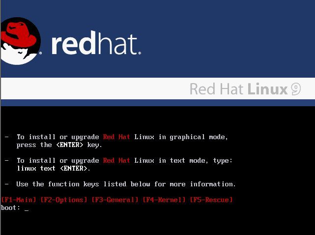 RedHat Linux 红旗9.0安装图解